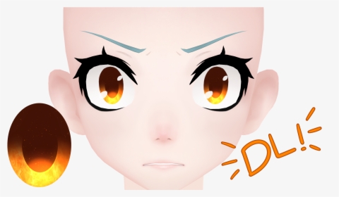 Fire Eye Texture Dl By Deidaraisdead - Mmd Anime Eye Texture, HD Png Download, Transparent PNG