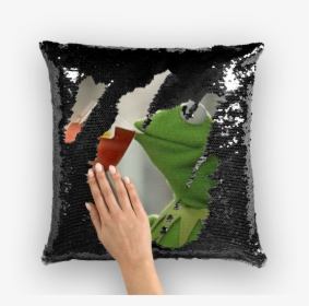 Transparent Kermit Png - Ainsley Harriott Sequin Cushion, Png Download, Transparent PNG