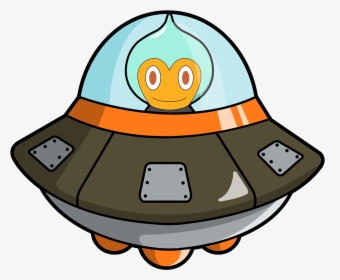 Spaceship Aliens Bitcoin Android Download Free Image - Alien Space Ship Cartoon Png, Transparent Png, Transparent PNG