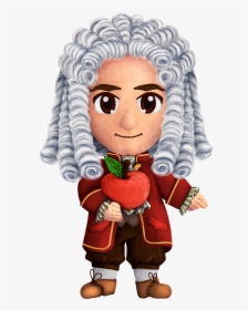 Animated Sir Isaac Newton, HD Png Download, Transparent PNG