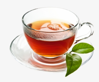 Tea Cup With Tea Leaf, HD Png Download, Transparent PNG