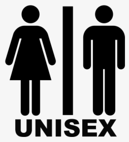 Unisex Bathroom Sign - Rotulos De Baños Damas Y Caballeros, HD Png Download, Transparent PNG