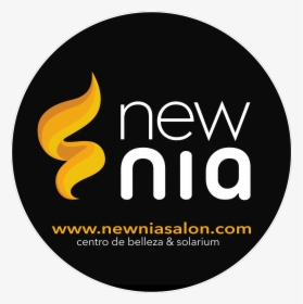 Newnia Logotipo Color Negro Circulo Transparente - Graphic Design, HD Png Download, Transparent PNG