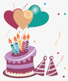 Bolo 10 By Convitex - Happy Birthday Cake Cartoon Png, Transparent Png, Transparent PNG