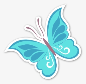 Borboleta Azul Sticker - Mariposa Png, Transparent Png, Transparent PNG
