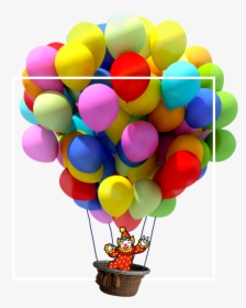Globos De Colores - Hot Air Balloon, HD Png Download, Transparent PNG