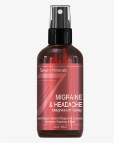 Migraine & Headache Magnesium Spray, 4 Oz - Topical Magnesium For Headaches, HD Png Download, Transparent PNG