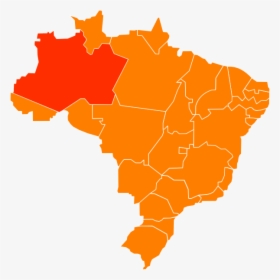 Brazil Map Png, Transparent Png, Transparent PNG