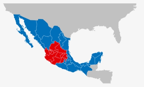 Mexico Map Png Black, Transparent Png, Transparent PNG