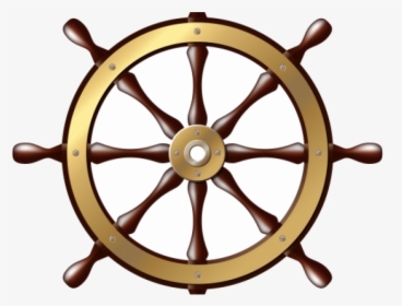Ship Wheel Ships Clipart Transparent Png - Ship Steering Wheel Transparent Background, Png Download, Transparent PNG