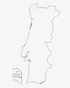 Transparent Portugal Png - Map, Png Download, Transparent PNG