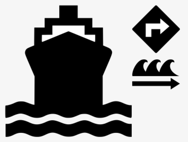 Routing Ships To Exploit Marine Current Propulsion - Boat Icon, HD Png Download, Transparent PNG