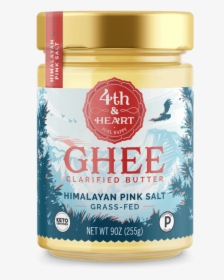 Ghee Himalayan Salt - 4th And Heart Ghee Garlic, HD Png Download, Transparent PNG