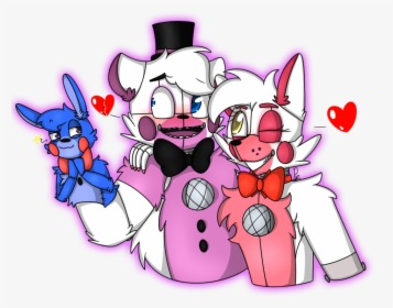 Funtime Freddy X Funtime Foxy, HD Png Download, Transparent PNG
