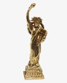 Gold Statue Of Liberty Png, Transparent Png, Transparent PNG