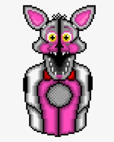 Funtime Foxy Pixel Art, HD Png Download, Transparent PNG
