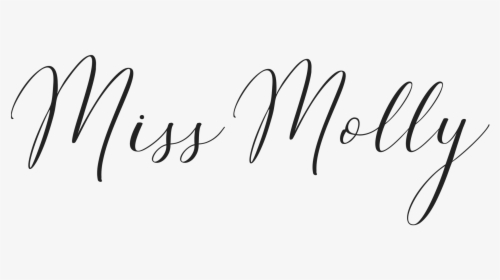 Cute Ways To Write Molly , Png Download - Calligraphy, Transparent Png, Transparent PNG