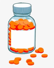 Vitamins Png - Pill Bottle Clipart Transparent, Png Download, Transparent PNG