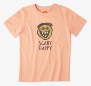 Boys Scary Happy Crusher Tee - Cartoon, HD Png Download, Transparent PNG