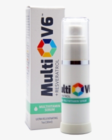 Multiv6 Multivitamin Serum Is A Lightweight Formula - Box, HD Png Download, Transparent PNG