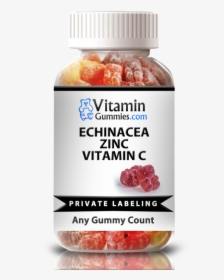Private Label Echinacea, Zinc, Vitamin C Gummy Supplement - Cbd Gummies White Label, HD Png Download, Transparent PNG