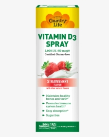 Country Life Png - Country Life Vitamin D3 Spray, Transparent Png, Transparent PNG