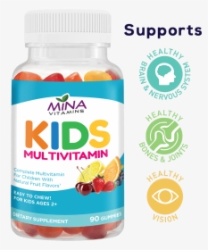 Minavitamins Kids-1 - Strawberry, HD Png Download, Transparent PNG