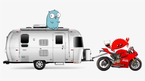 Motocrab With Ristretto And Gopher On Storage - Rv, HD Png Download, Transparent PNG