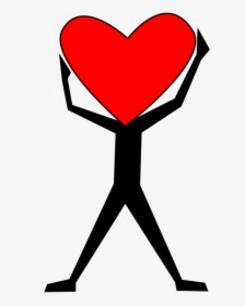 Tin Man Heart Clock Clipart - Heart Person Clip Art, HD Png Download, Transparent PNG