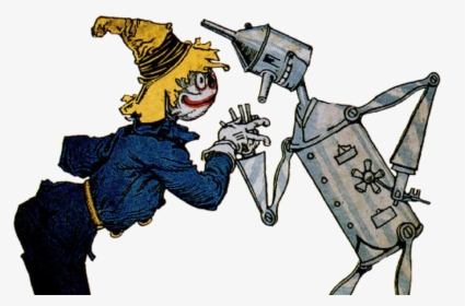 Hurricane Clipart Wizard Oz - Scarecrow And The Tin Man, HD Png Download, Transparent PNG