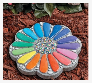 Paint Your Own Stepping Stone Flower By Mindware - Floral Design, HD Png Download, Transparent PNG