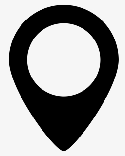 Placeholder Black Symbol - Map Point Png, Transparent Png, Transparent PNG