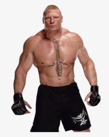Brock Lesnar Hd Png - Brock Lesnar With Title, Transparent Png, Transparent PNG