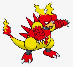 Magmar Pokemon Character Vector Art - Magma Pokemon, HD Png Download, Transparent PNG