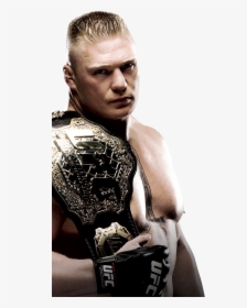 Brock Lesnar Png Image Background - Brock Lesnar Ufc Champion Png, Transparent Png, Transparent PNG