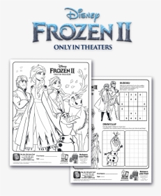 Frozen 2 Exciting Coloring And Activity Sheets - Illustration, HD Png Download, Transparent PNG