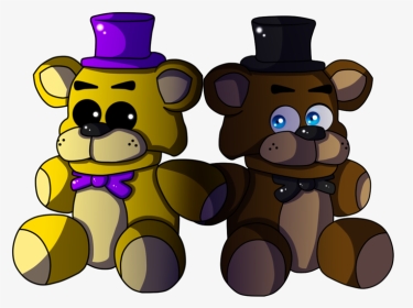 28 Collection Of Golden Freddy Plush Drawing - Golden Freddy Drawing Cute, HD Png Download, Transparent PNG