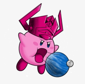 Inhaler Of Worlds - Galactus Kirby Nintendo, HD Png Download, Transparent PNG