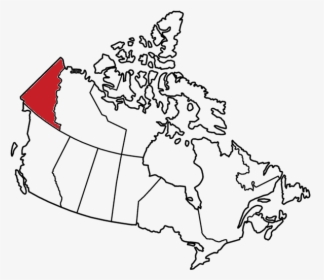Canada Provinces Map Yt - Blank Map Of Canada Provinces, HD Png Download, Transparent PNG