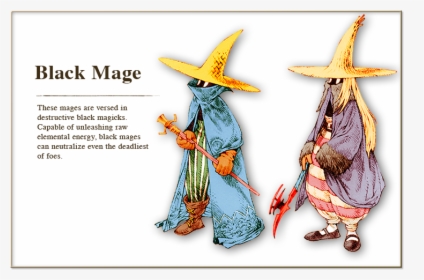 Black Mage Final Fantasy, HD Png Download, Transparent PNG