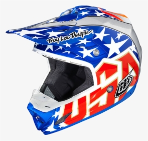 American Flag Dirt Bike Gear Troy Lee, HD Png Download, Transparent PNG