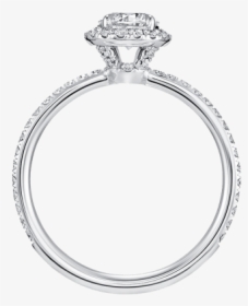 The One, Round Brilliant Diamond Micropavé Engagement - Engagement Ring, HD Png Download, Transparent PNG