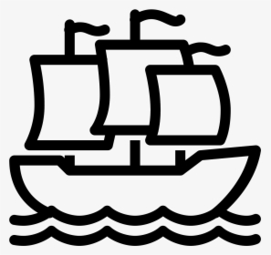 Transparent Cruise Ship Icon Png - White Ship Icon Png, Png Download, Transparent PNG