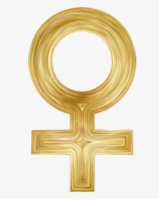 Feminism Represents Much More Than Just Extreme Stereotypes - Gold Female Sign Png, Transparent Png, Transparent PNG