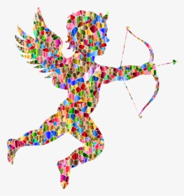 Art,body Jewelry,line - Cupid Arrow Rainbow, HD Png Download, Transparent PNG