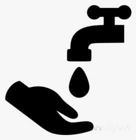 Washing Hands Trend Hand Cleaning Black Transparent - Hand Wash Clip Art, HD Png Download, Transparent PNG