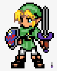 Link Zelda Pixel Art, HD Png Download, Transparent PNG