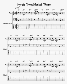 Ocarina Of Time Sheet Music Town, HD Png Download, Transparent PNG