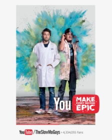 The Slow Mo Guys - Poster, HD Png Download, Transparent PNG