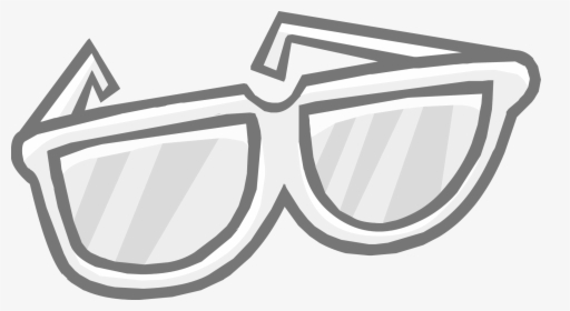 Thumb Image - White Glasses Club Penguin, HD Png Download, Transparent PNG